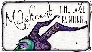 Accidentally painted Maleficent - WHAT WILL I DRAW #12