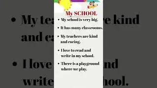 Learn & Write My School Essay in 6 Simple Lines | Kids Shorts
