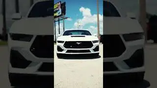 🐎 2025 Mustang GT 5.0 🔥 #dealership #ford #mustang #gt #white #car