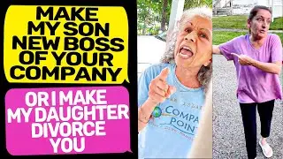 MAKE MY SON NEW BOSS OF YOUR COMPANY! Karen Guy thinks He is the Owner r/MaliciousCompliance