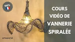 DIY VANNERIE - 3 projets en osier avec la technique de la tresse spiral&eacute;e (ou tresse burkina)