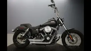 Used 2016 Harley-Davidson Dyna Street Bob FXDB In Denim Black Featuring Stage 1 Upgrades For Sale