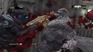 Gears of War 2 Horde - Facing off the Locust Horde on Blood Drive with Duo's