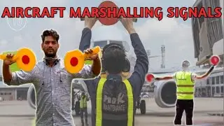AIRCRAFT MARSHALLING SIGNAL | BY Harendra Sir | Unique Aviation