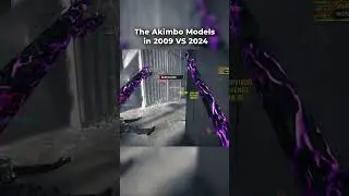 The Akimbo Models in 2009 VS 2024 🤯 #callofduty #mw3