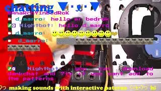 making up sounds with interactive patterns in 720p 25pal 2500kbps  (sound of it live) not a YTP and