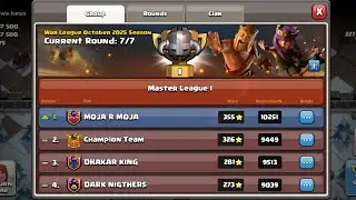 🔥 Both Clans Promoted | October CWL War | MOJA R MOJA vs FRIENDS CLUB BD | Clash of Clans 2025