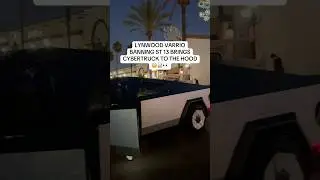LYNWOOD VARRIO BANNING ST 13 BRING CYBERTRUCK TO THE HOOD😳🔋 #trending #viral #shorts #tesla #fyp