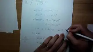 EXAMPLE: Choosing which trig substitution to do using a trig identity