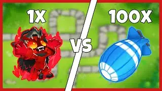 All Tier 5 Druid VS 100x MOABS! - BTD 6