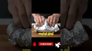 Crushing Aluminum Foil Into Slime?! 😳✨ AI Made This Look Too Real