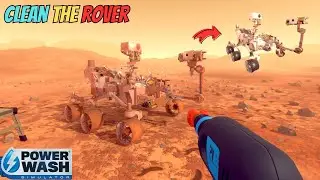 CLEANING THE MARS ROVER ! Power Wash Simulator gameplay. #gamingfield #technogamerz
