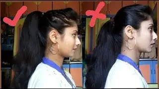 New High Puff Ponytail Hairstyles || Messy Ponytail for Summers : Easy Hairstyles