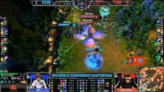 TSM Lustboy Epic Thresh Play (Flay) - SSW vs TSM Game 3 (S4 Worlds)