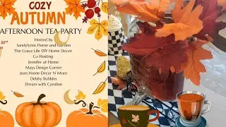 Apple Pie Autumn Tea Party 🥧 ☕️ 