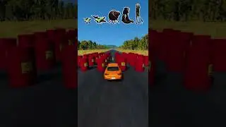 Small And Big Zombie Italian Brainrot Characters Vs TNT! BeamNG.Drive