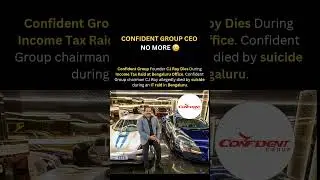 Income Tax Raid Shocks Bengaluru😥 | 📈💰📈 Confident Group Founder CJ Roy Dies #confidentgroup #shorts
