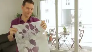 Apply d-c-fix&reg; static PREMIUM window film