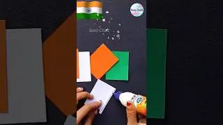 26th January Republic day craft ideas 💡🇮🇳😊/ #diy #papercraft #youtubeshorts #craft #republicday