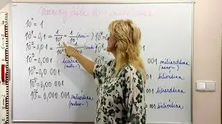 Matematika - mocniny čísla 10 - malé čísla.