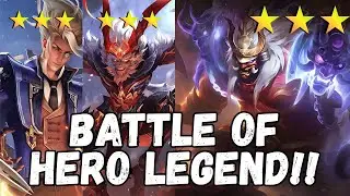DUEL HERO LEGEND!! NATAN B3 FT SUN B3 VS FRANCO B3!! MAGIC CHESS GO GO