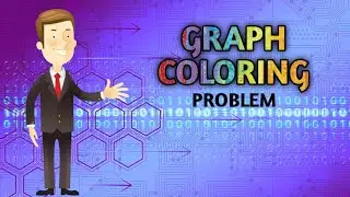 📉 Graph coloring | problem | full explanation with example | easiest way | trick | funny |