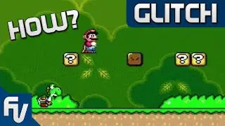 Quick Glitch Showcase - Invisible Block in Top Secret Area! [SMW]