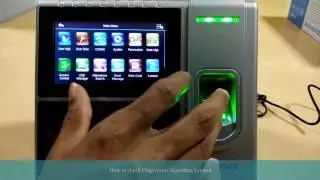 How to check fp alogorithm uface602