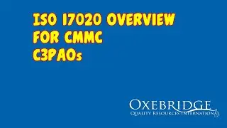 ISO 17020 for CMMC C3PAOs