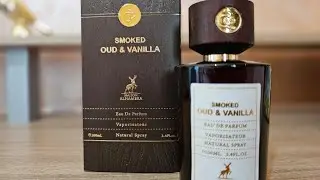 dupe of TOM FORD VANILLE FATALE 🔥 SMOKED OUD AND VANILLA #alhambra