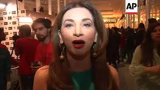 Nickie Nina and Fahad Hussain present at day three of Pakistan Fashion Week