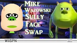 Mii Maker: How To Create Mike Wazowski - Sully Face Swap!