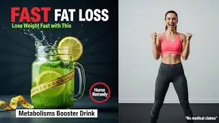 Fast Weight Loss Drink! Lose Weight Fast with This Metabolism Booster Home Remedy for Fast Fat Loss