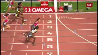 Women's 100m Hurdles - Weltklasse Z&uuml;rich - 2009 - Brigitte Foster-Hylton vs Dawn Harper-Nelson