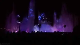 World of Color Winter Dreams Full Show 2013 Full Panorama show AP event w/ Frozen, Toy Story!