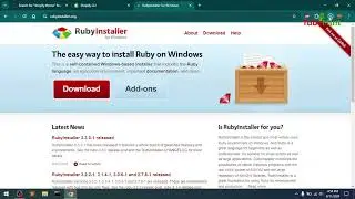 How to Install Ruby 3.3.4 on Windows 10/11
