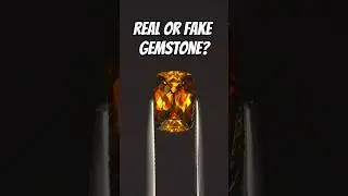 🚨Real or Fake Gemstone? 🤯 #gemstones #shorts