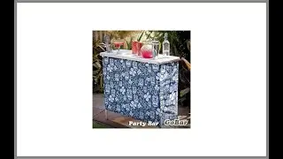 GoPong Portable High Top Party Bar Table with Shelf Review