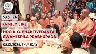 SB 6.01.24 | Family life | HDG A.C Bhaktivedanta Swami Srila Prabhupada