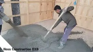 High Volume Ready Mix Concrete pouring by concrete pump