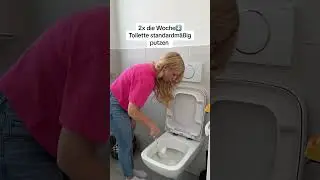 So oft reinige ich meine Toilette😬🤗 #cleaninghacks #haushaltstipps #lifehacks #putzen