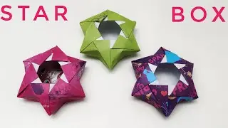 Hexagonal Star Box | Origami  - 1068