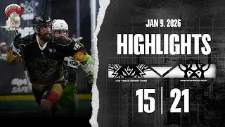 FULL GAME HIGHLIGHTS | Las Vegas Desert Dogs vs. Saskatchewan Rush | January 9, 2026