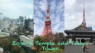 Zojo-ji Temple and Tokyo tower  Travelling in Japan