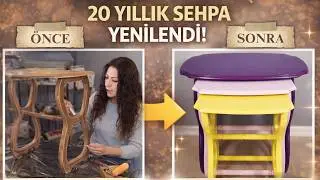 20 YILLIK ZİGON SEHPA DÖNÜŞÜMÜ - Evde Mobilya Boyama - Açelya Damdelen