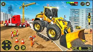 Heavy Rock Mining Cutter Simulator - Heavy Excavator Simulator Crane Game - Mobile Android GamePlay