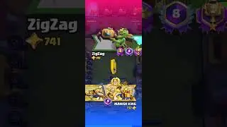 Clash Royale| Merge Tactics|13 Round intense match with Echo Sage 