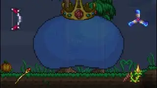 Jak pokonać King Slime na masterze każdą klasą bez wysiłku w terrari.