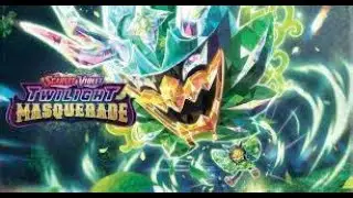 Коробка с бустерами Twilight Masquerade, завершающая открытие Pok&eacute;mon