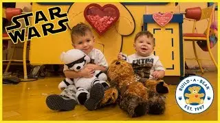STAR WARS BUILD-A-BEAR! Chewbacca & Stormtrooper